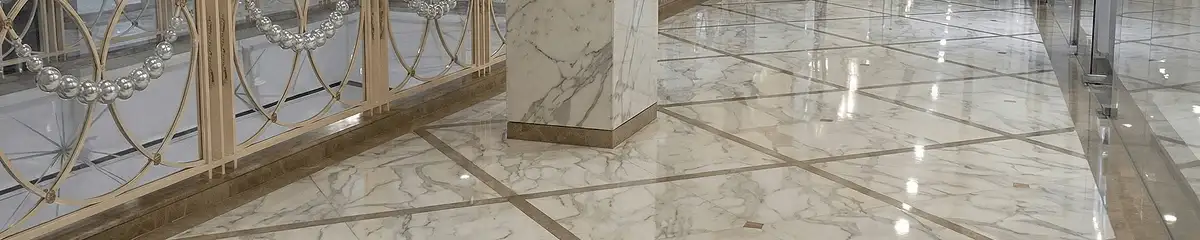 Beautiful marble floor professionally installed in West Palm Beach, FL