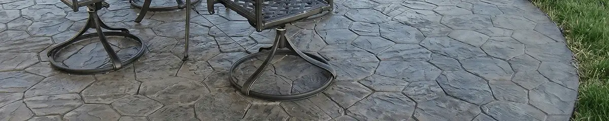 Garden relaxation area with professionally installed stone flooring in West Palm Beach FL